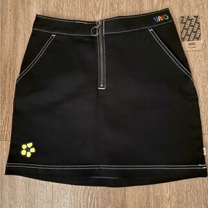 Vans Black Denim with Multicolor Logo